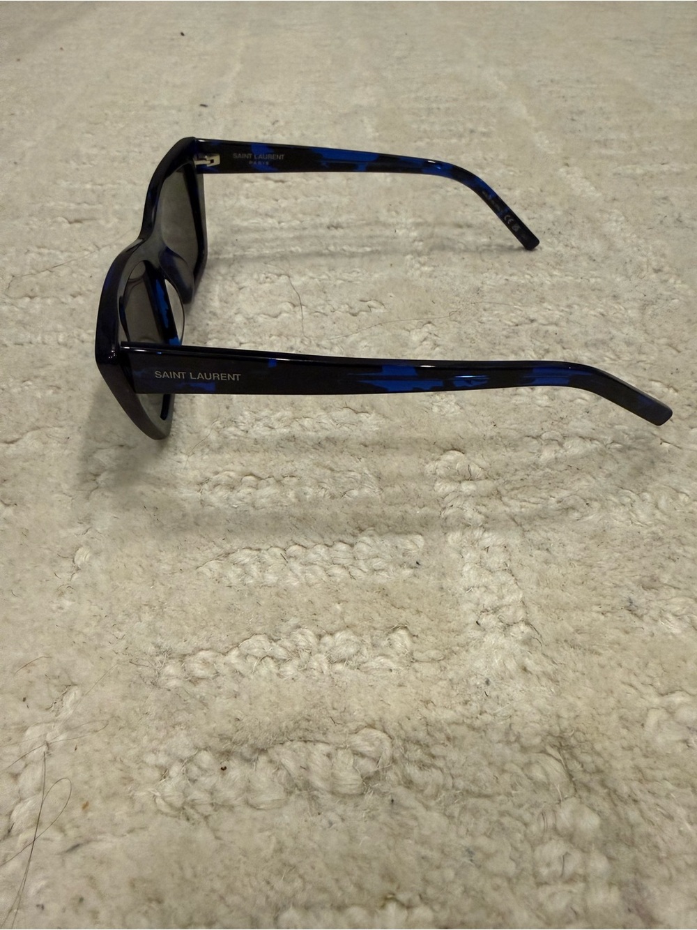 Saint Laurent SL276 Mica Black/Blue Tortoise Cat-Eye MC Sunglasses - Picture 5 of 6